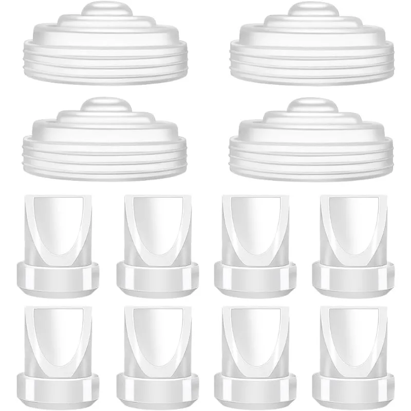8 قطعة مجموعة الحجاب الحاجز سيليكون صمامات منقار البط 4 قطعة متوافقة مع استبدال مضخة الثدي الكهربائية Momcozy M5 لكفاءة المضخة #1