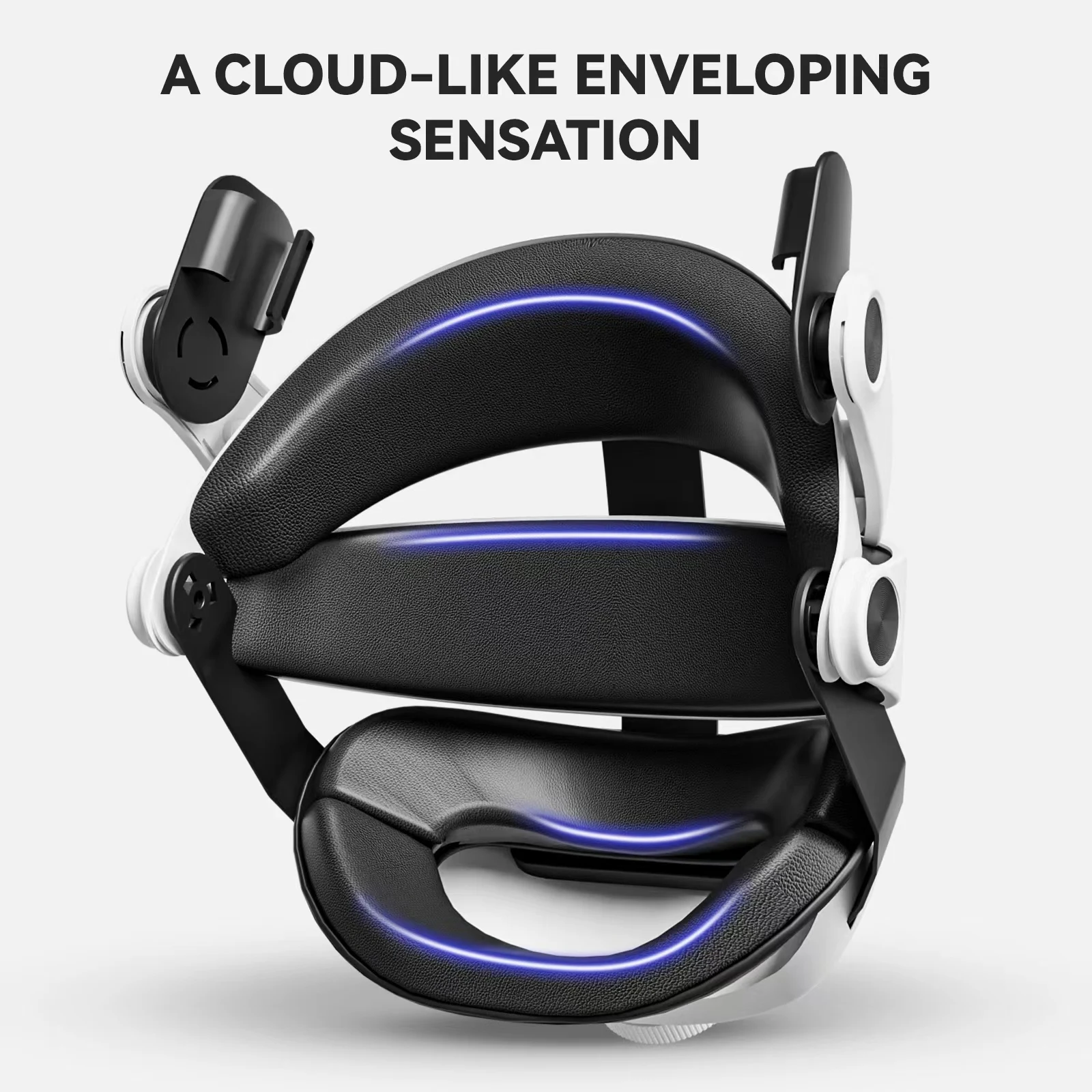 GOMRVR Alça de cabeça para Oculus Quest 2 Halo Strap Ajustável Confortável Oculus Quest 2 Alça de cabeça para Oculus Quest2 Acessórios