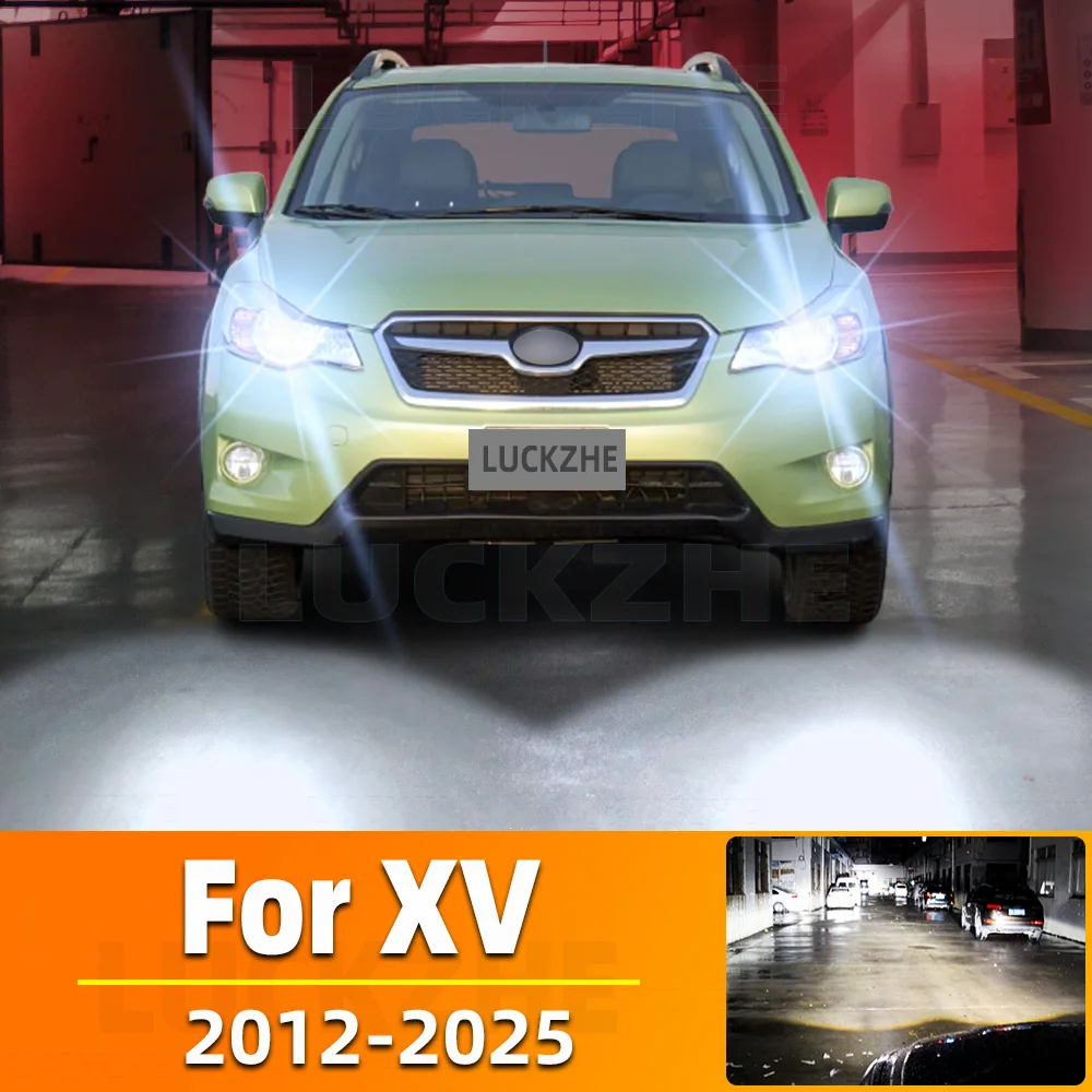 2pcs HB3 9005 Led Headlight Canbu Car Bulb High Power 6000K Xenon White Light Moto Diode Lamp 12v 100w For Subaru XV 2012~2025