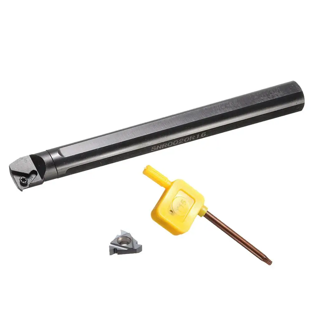 Inner Thread Turning Tool Holder Stainless Steel Threading Boring Bar SNR0020R16 Insert Set for Metalworking