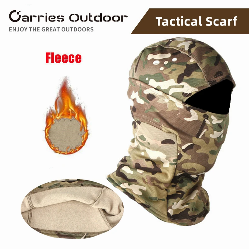 

Tactical Military Bandana Winter Fleece Summer Thin Outdoor Hunting Cycling Trekking Skiing Scarf Snowboarding Face Windproof