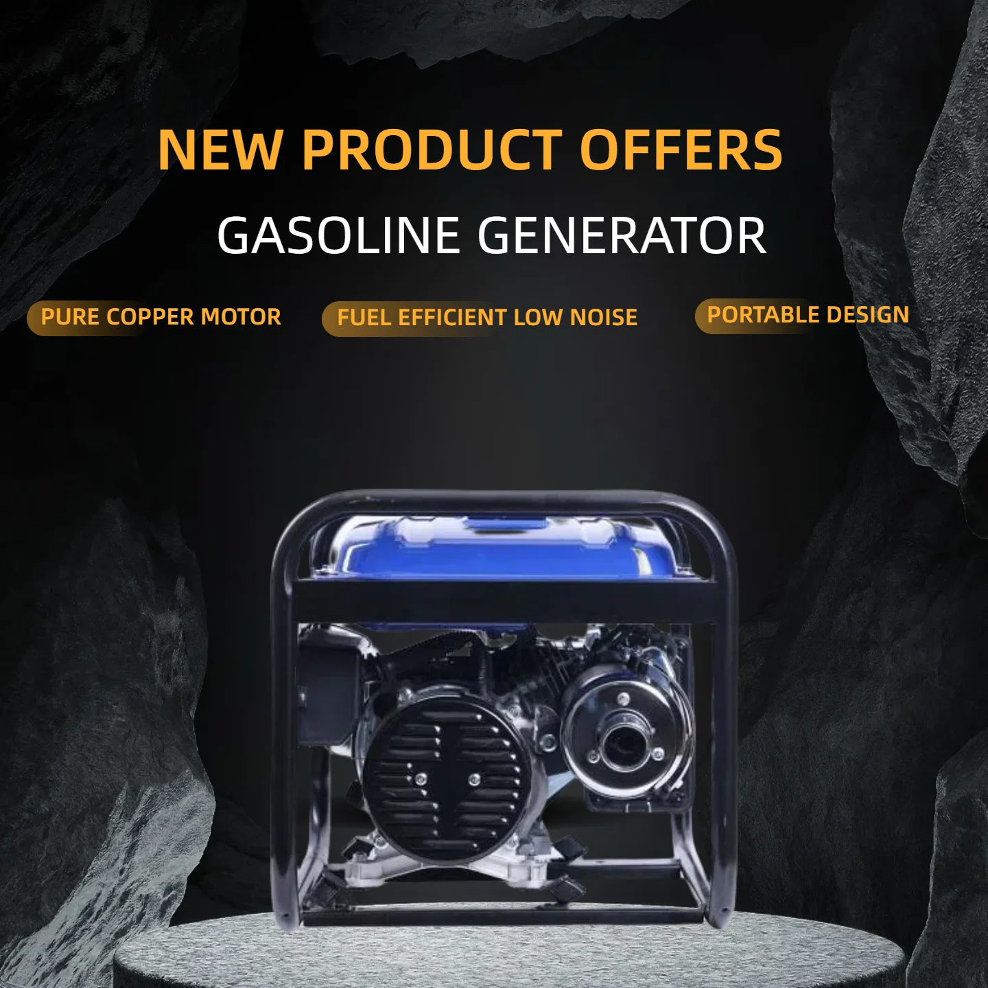 

Camping Electricity 220vpetrol Generator Noiseless Quiet and Lightweight Ready-to-use and Travel Electricity Made in China