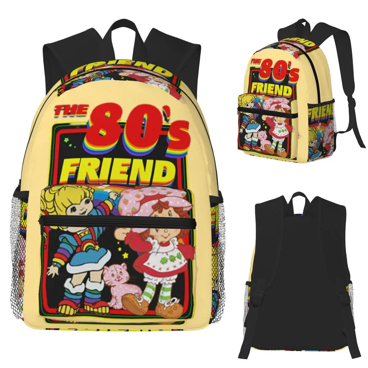 

Rainbow Brite-подруг 80-х годов на Рождество, студенческий рюкзак, школьная сумка, рюкзак для мальчиков и девочек, сумка для книг, сумки на плечо