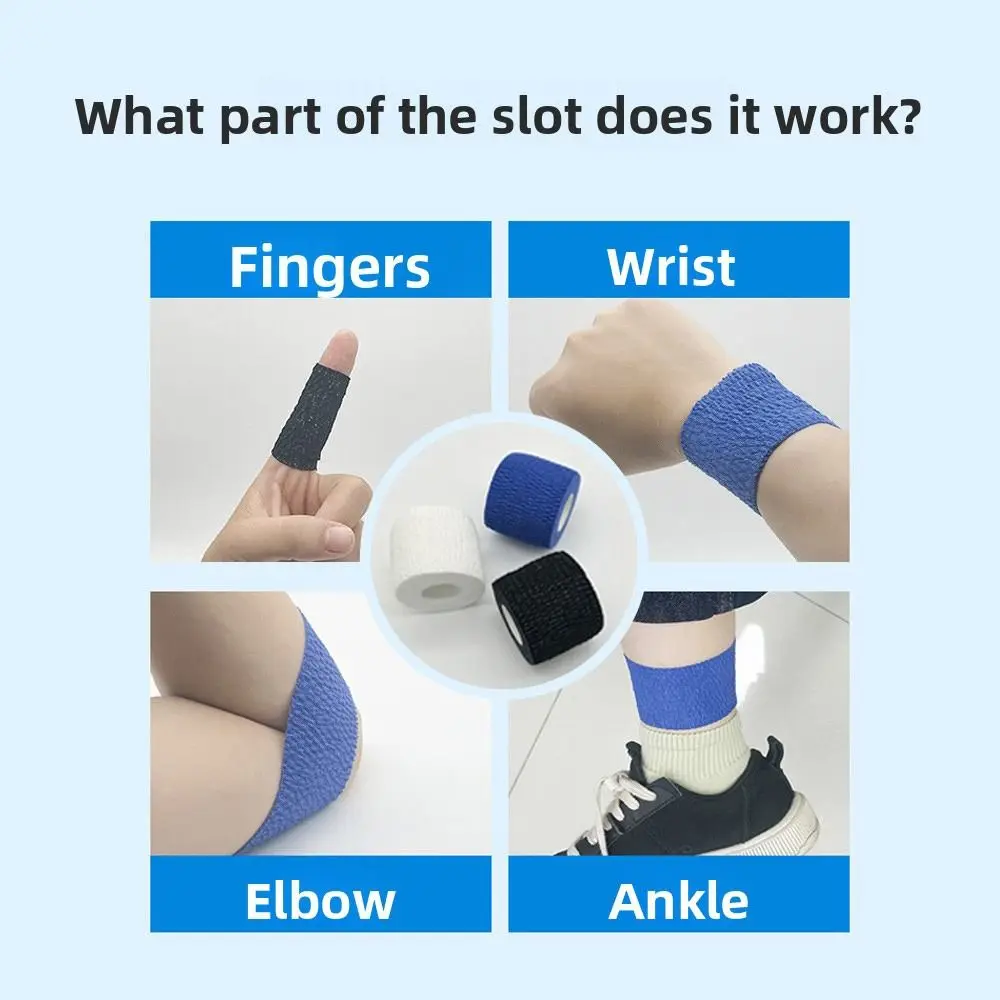 

New Disposable Self-adhesive Bandage Tape Flex High Elastic Kinesiology Tape Self Adhesive Stretch First Aid Tape Grip Tube