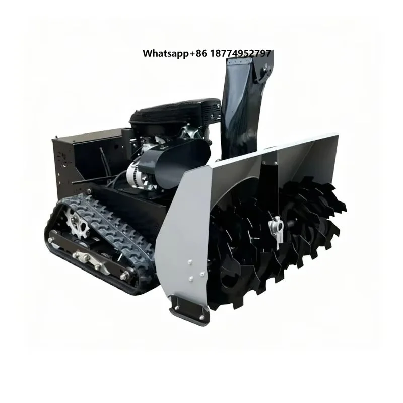 Remote Snow Removal Equipment Commercial Tracked Industrial Commercial 12m Throwing Distance OEM Commercial for Parking Lots