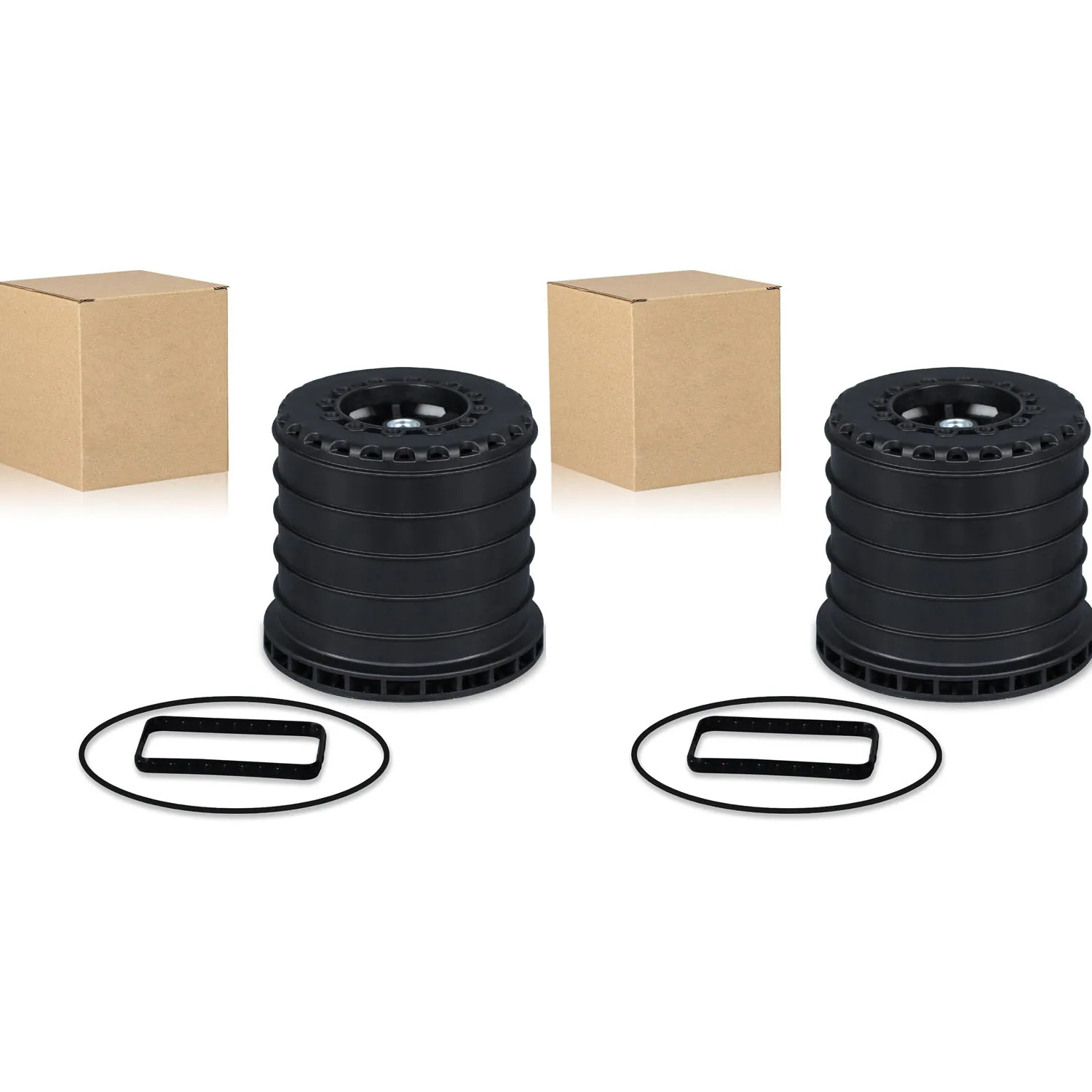 2pcs 2176887PE OEM Grade Crankcase Breather Filter Kit Compatible with Peterbilt 567 579 Kenworth T680 Replace 2116817PE 2299013