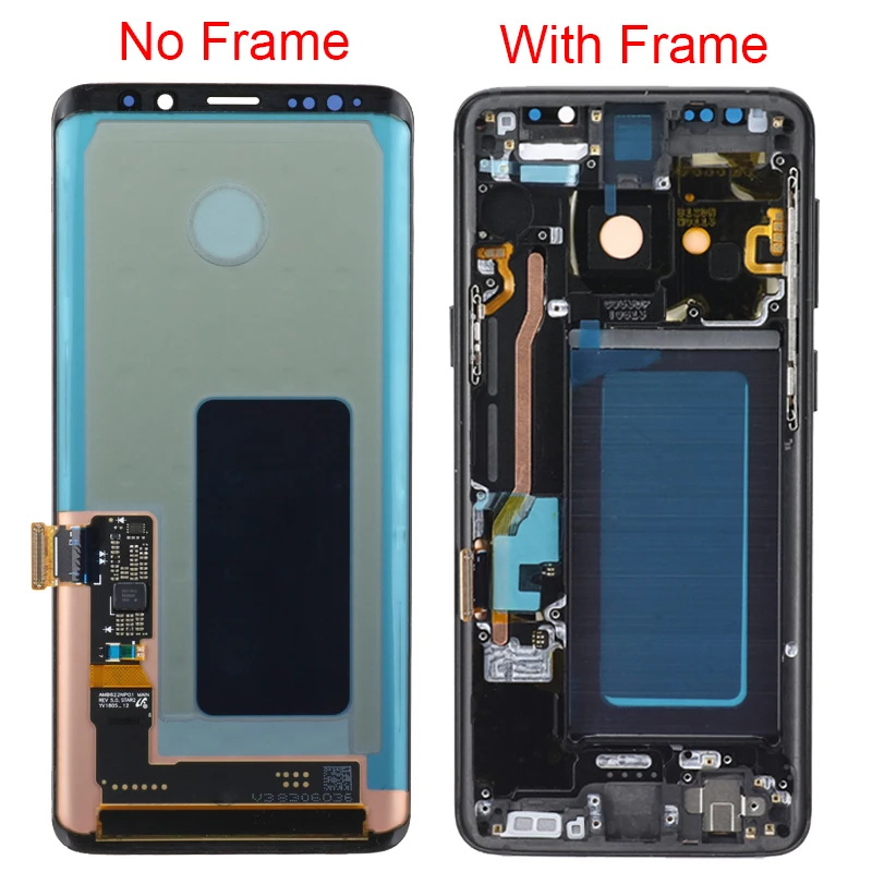 Spot G965F Screen For Samsung  S9 Plus LCD With Frame  S9 SM-G960A G960F/DS G965A Display Touch Screen Assembly