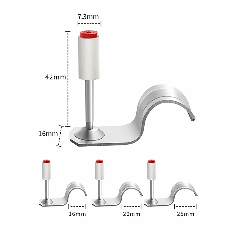 Mini Insonorização Fogo Prego Tubo Braçadeira, Canhão Integrado, Suspenso Quilha De Madeira Prego, Teto Artefato, Novo