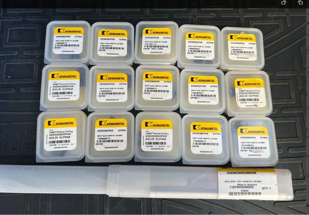 1 PC Kennametal Original KSEM Modular drill inserts KSEM2300HPGM KCPM45 For Metal Fast Drilling Holemaking Diameter 23mm