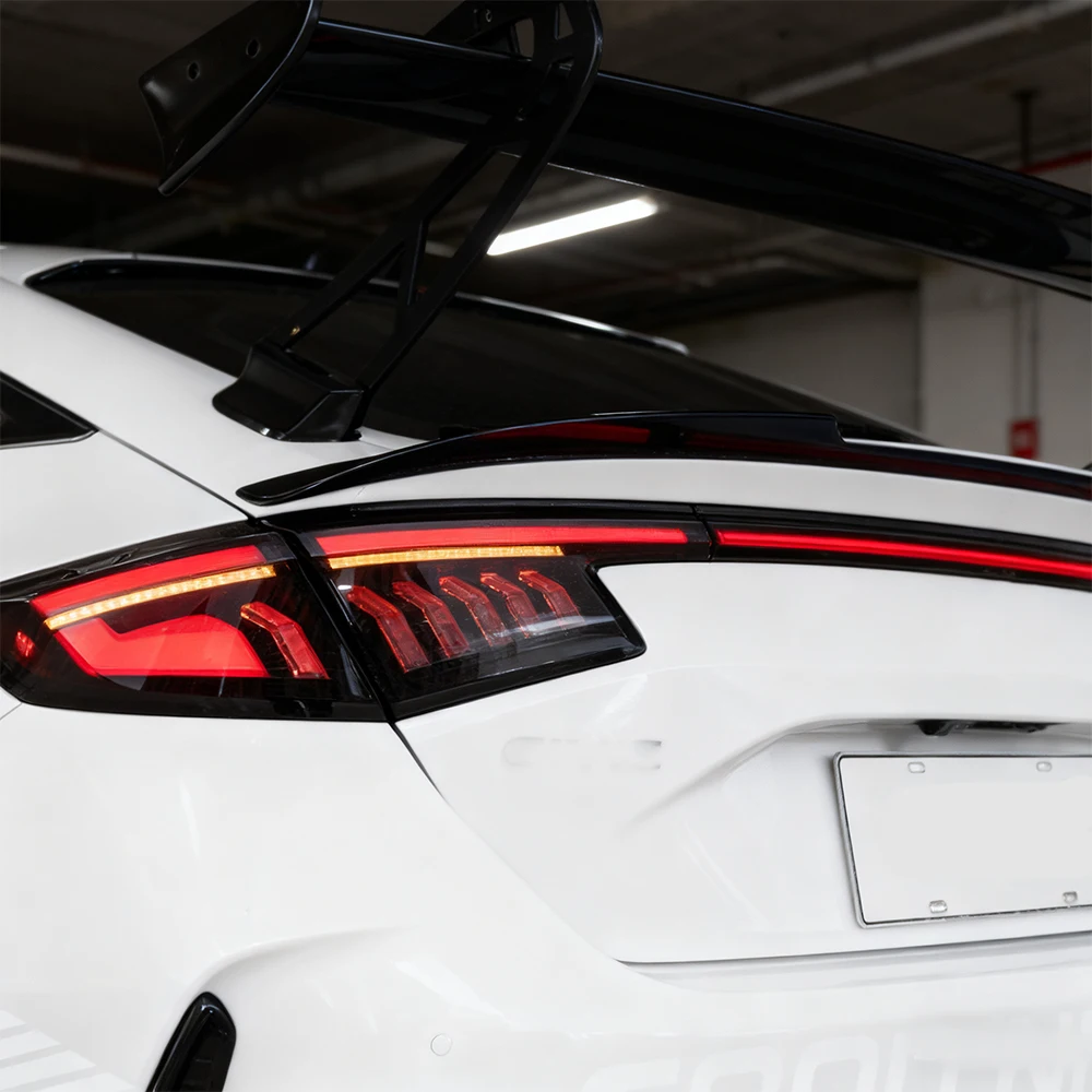 

For Honda Civic 11Th Hatchback 2023 Auto Back Lamps Assembly Upgrade New Style Dynamic Led through Taillights Car Accessories