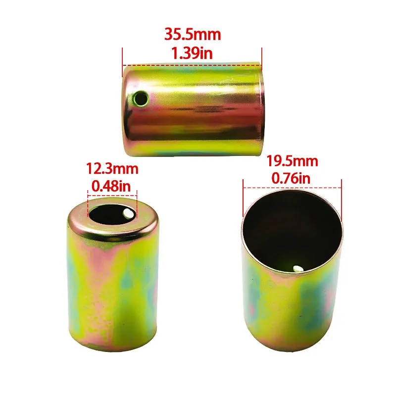 Automobile air conditioner hose joint round iron sleeve shell punch extrusion parts iron sleeve or environmental protection