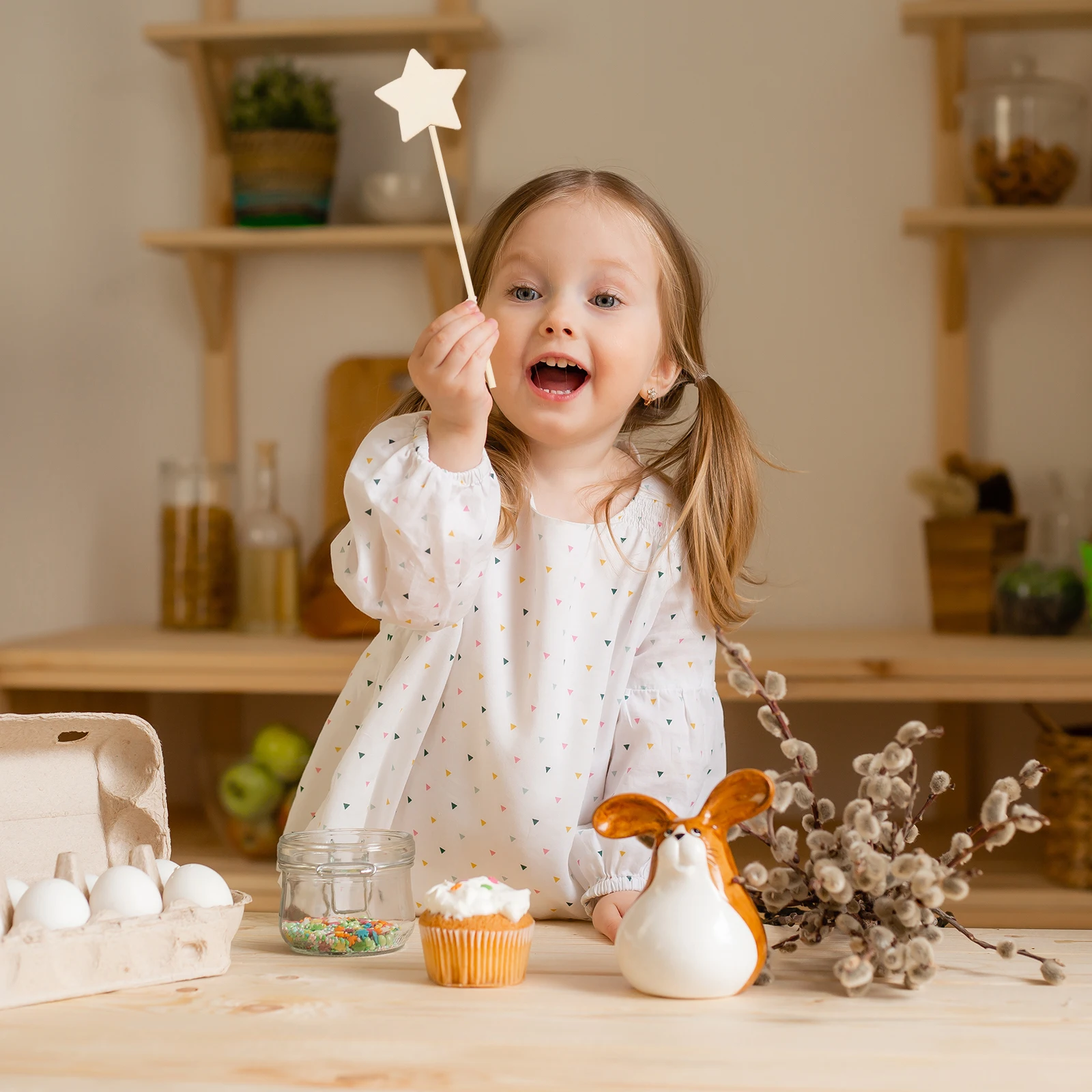 

15pcs DIY Coloring Educational Toys Wooden Fairy Stick Drawing Painting Sticks Unfinished Crafts Kids Birthday Party
