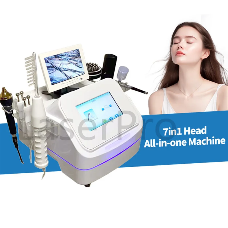 Newest 7 in 1 Hair Regrowth Scalp Care Analyzer Machine Smart Mirror Detection Scalp Analyzer Hair Head Massage Machine Hair Spa