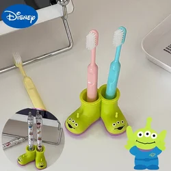 Disney Alien Toothbrush Holder Anime Creative Multifunctional Pen Holder Cartoon Desktop Decoration Bathroom Accessories Gift