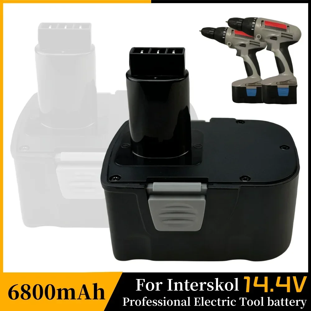 

14.4V 6800mAh NI-CD battery Rechargeable Power Tool Battery for Interskol H14.4V Cordless Drill Battery