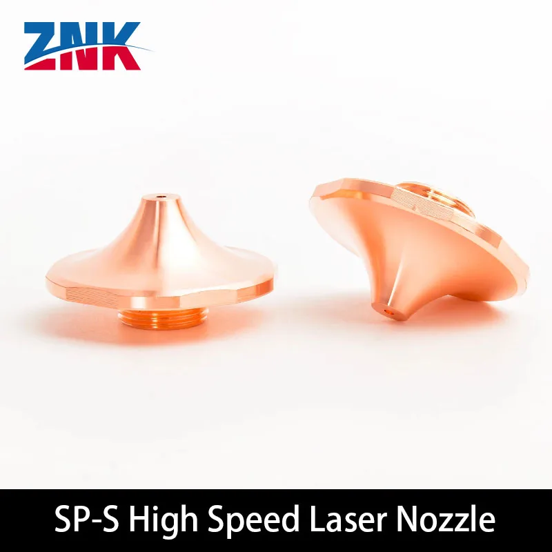 SP-S Laser Nozzle Thickened Tellurium Copper Hexagonal Plum Blossom High-Speed Booster Nozzle With Steps For Han's Raytools WSX