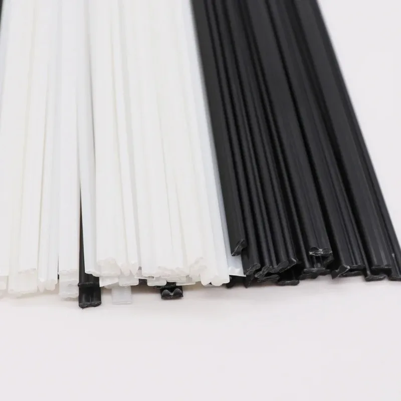 Black/White Length 25cm ABS Plastic Welding Rods for Car Bumper Repair Tools Hot Air Welder Machine Gun Synthetic Plastic Rod