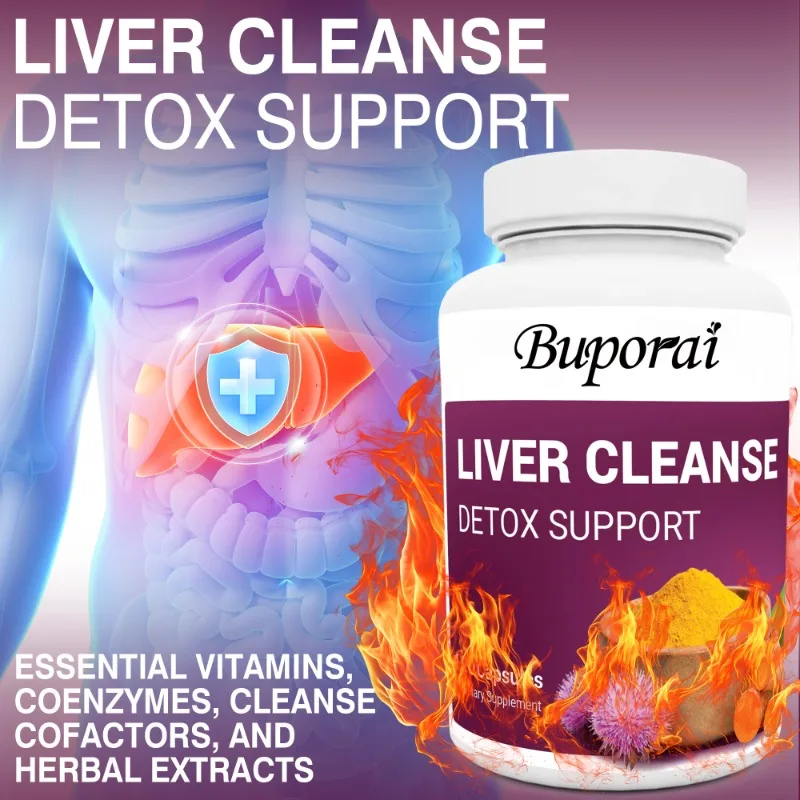 

Liver Cleanse Detox Capsules - Relieves Constipation, Bloating & Diarrhea, Cleanses & Detoxes - Detox, Supports Gut Health