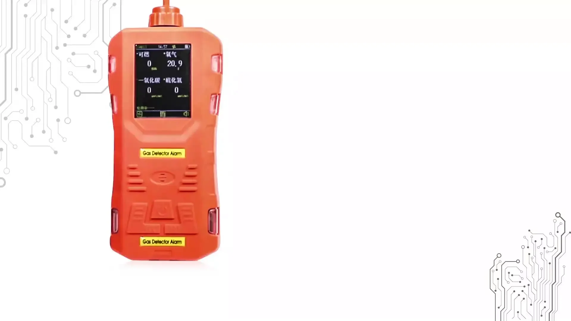 gas detector portable multi   co analyzer carbon monoxide