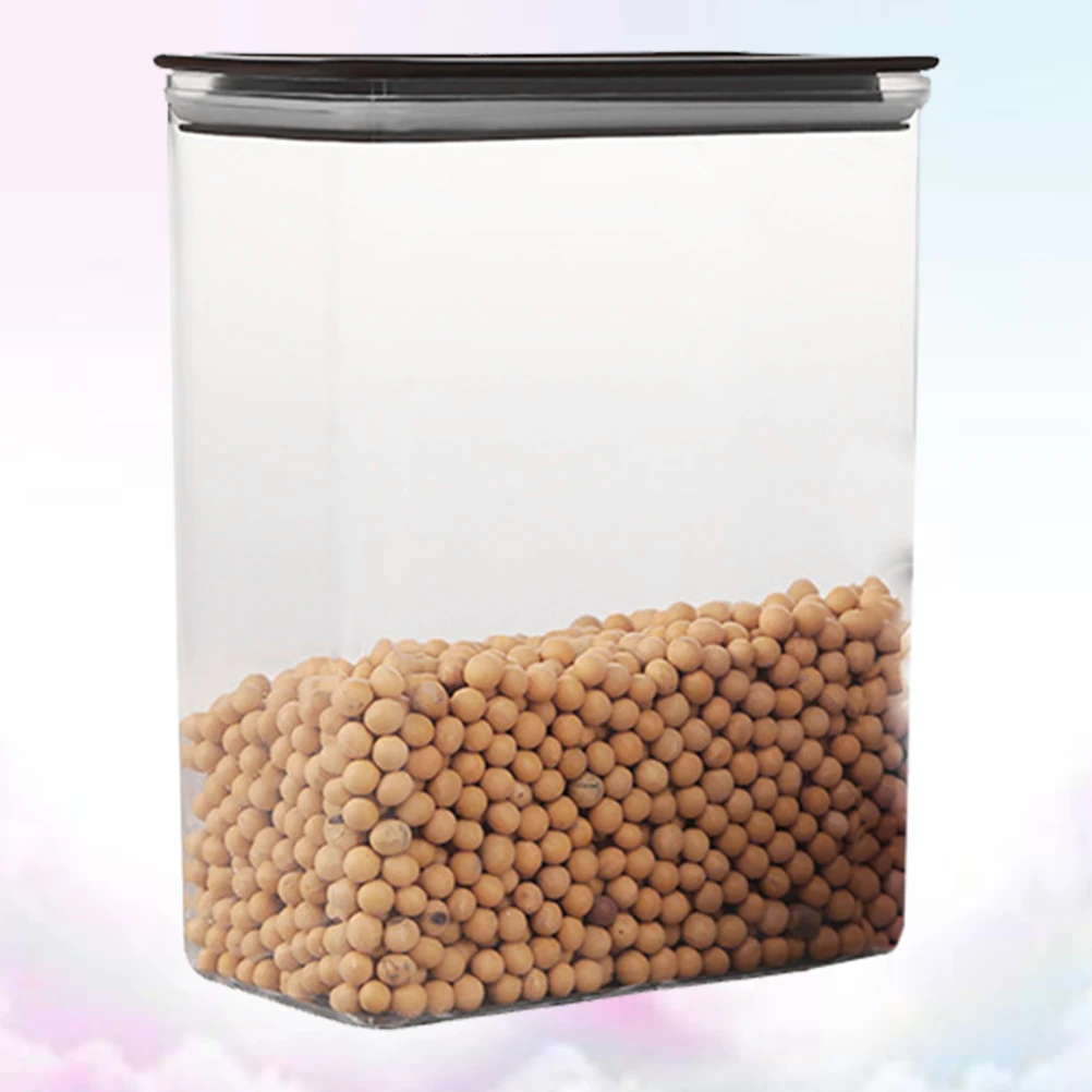 

Coffee Bean Storage Jar 1L 2L Airtight Food Container Kitchen Plastic Dried Fruit Tea Canister Sealed Jar For Home Use (Large