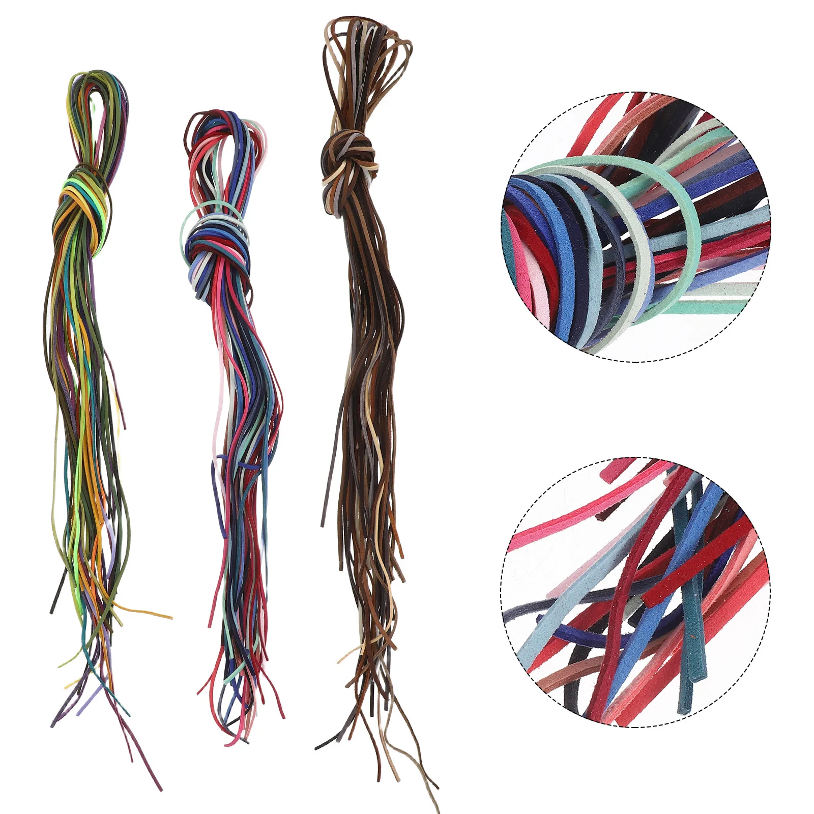 

60Pcs Faux Suede Cord 3Mm Soft Skinfriendly Jewelry String Necklace Bracelet Making Beading Supplies Keychains DIY Crafts Gift