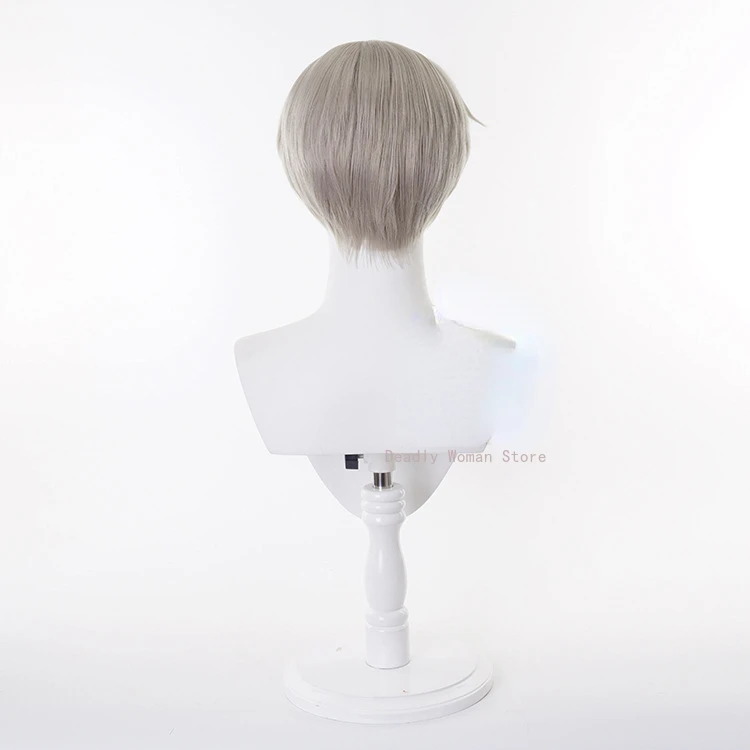 Jujutsu Kaisen Inumaki Toge Peluca de Cosplay de Anime, pelo corto de 28cm, pelucas sintéticas resistentes al calor