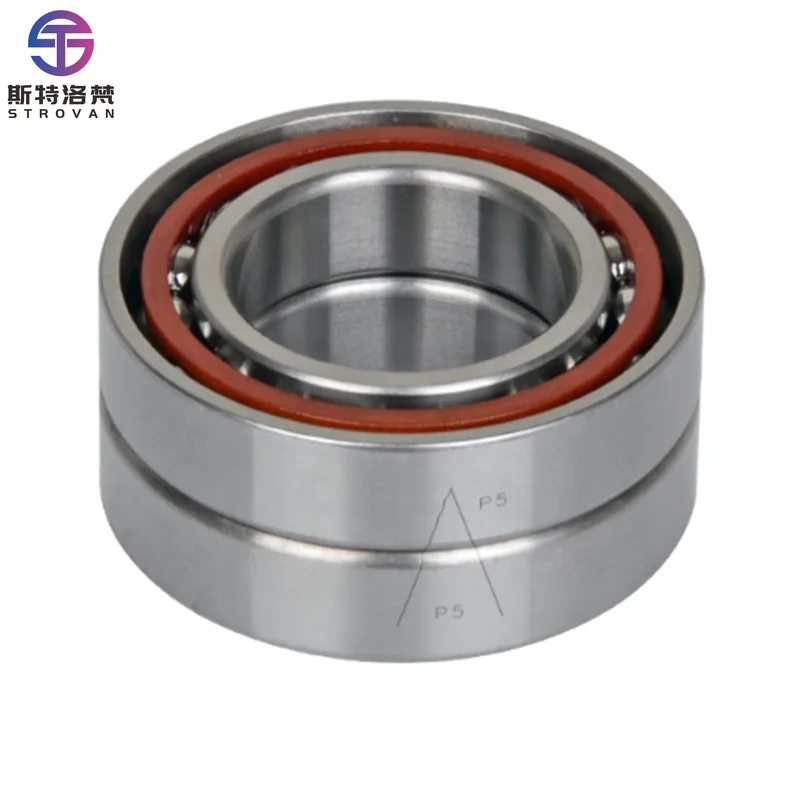 Double Single Row Angular Contact Ball Bearing Bolas De Acero Para Rodamientos