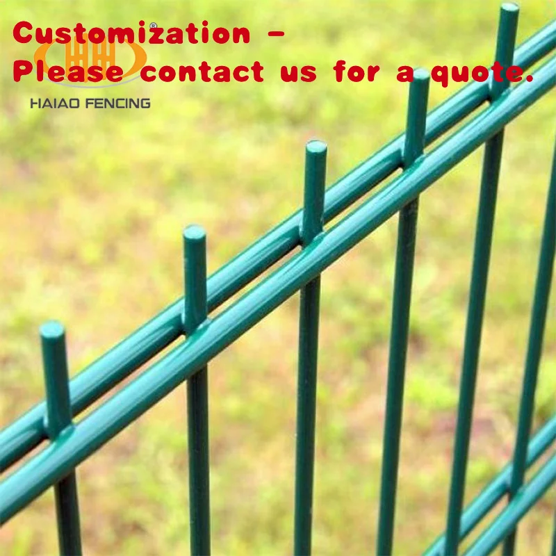 

custom.Germany Style Twin Wire Fence 8/6/8 Double Wire Mesh Fence Panels