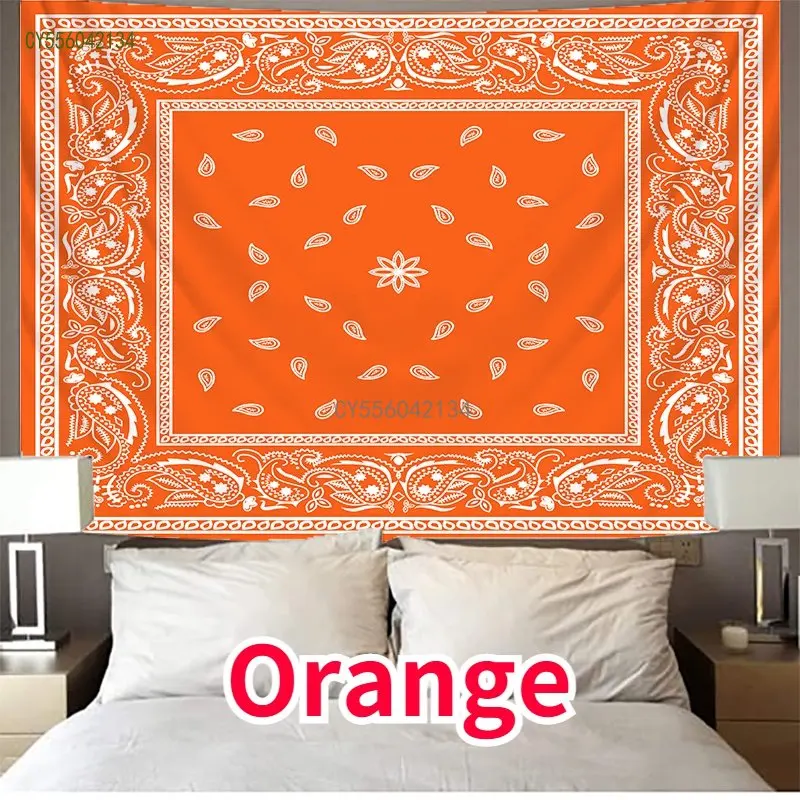 Bandana Pattern Tapestry Wall Hanging Art Home Decoration for Bedroom Living Room