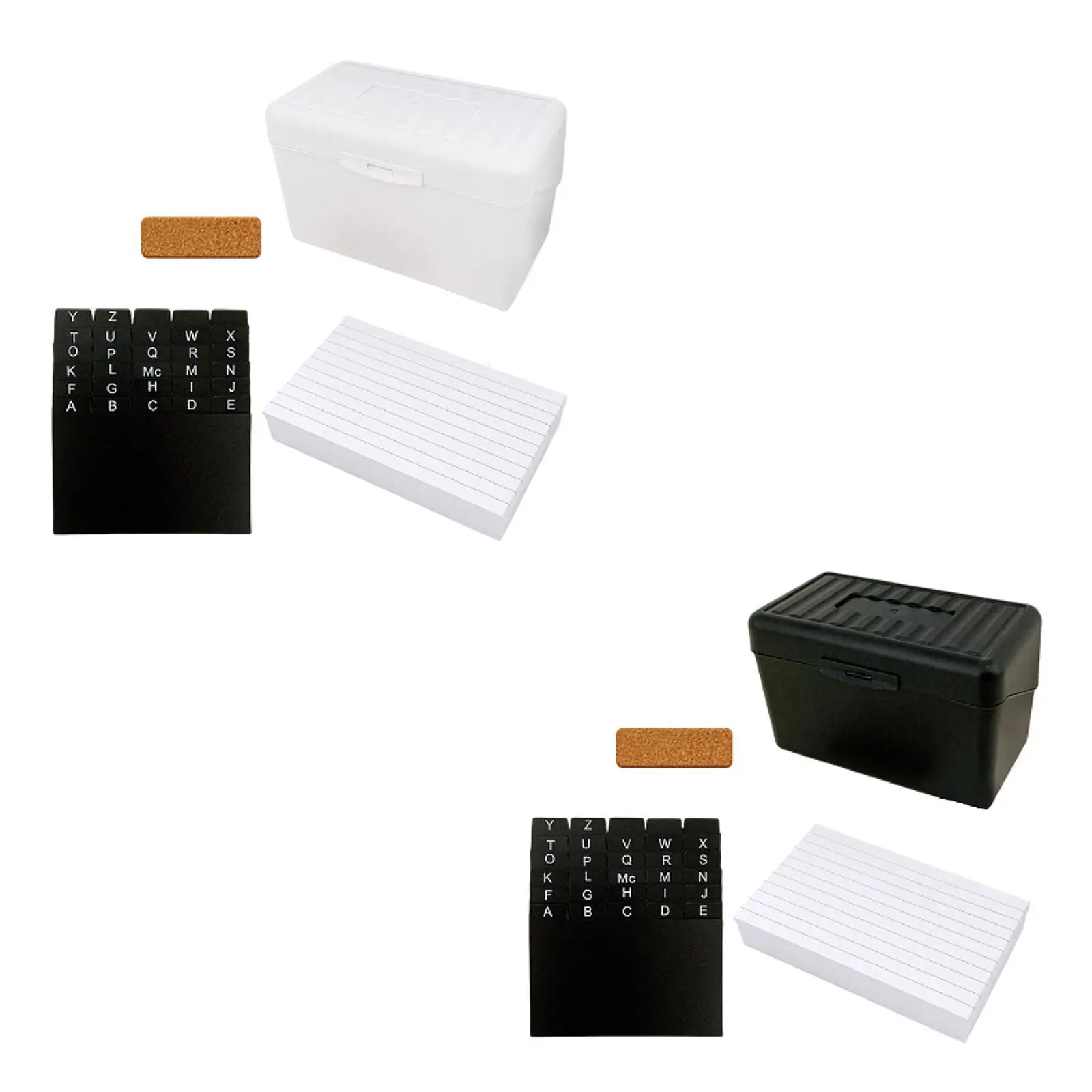 Index Card EvaluBox Ruled Notecards, Flash Card EvaluMultipurpose Storage Evaluwith Sync ders for School Kitchen