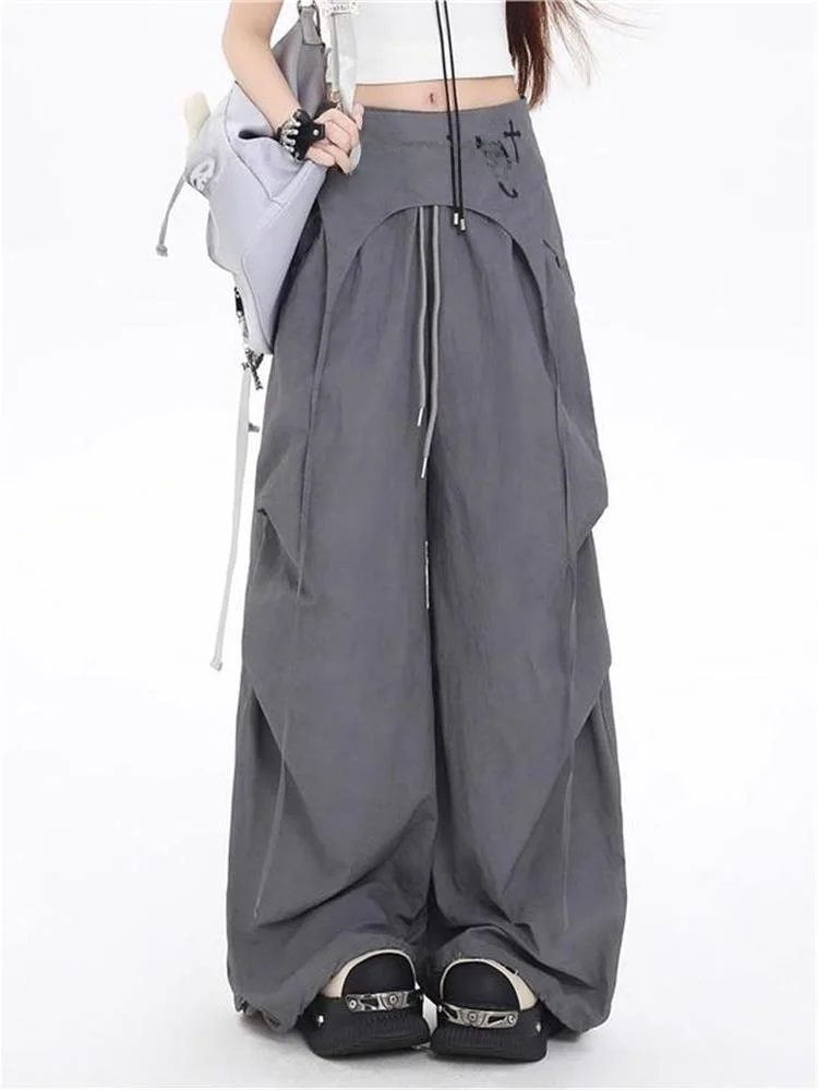 Casual broek met hoge taille en wijde pijpen Dames zomer Nieuwe slanke werkkleding Veelzijdige dunne Amerikaanse woestijn Hot Girl Jeans