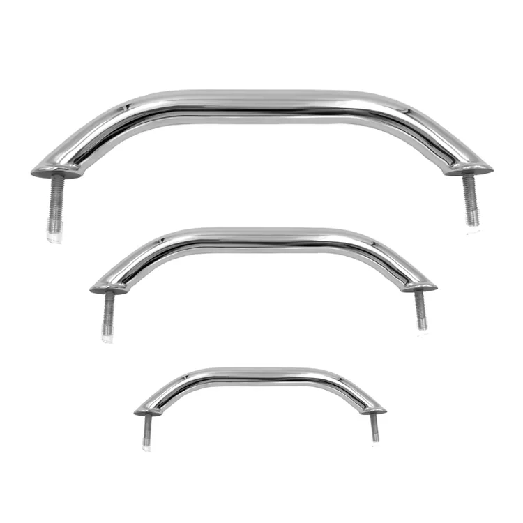 

Heavy Duty Rustproof Easily Installed Mirror Polishing Oval Grab Handle for Boat Yacht RV
