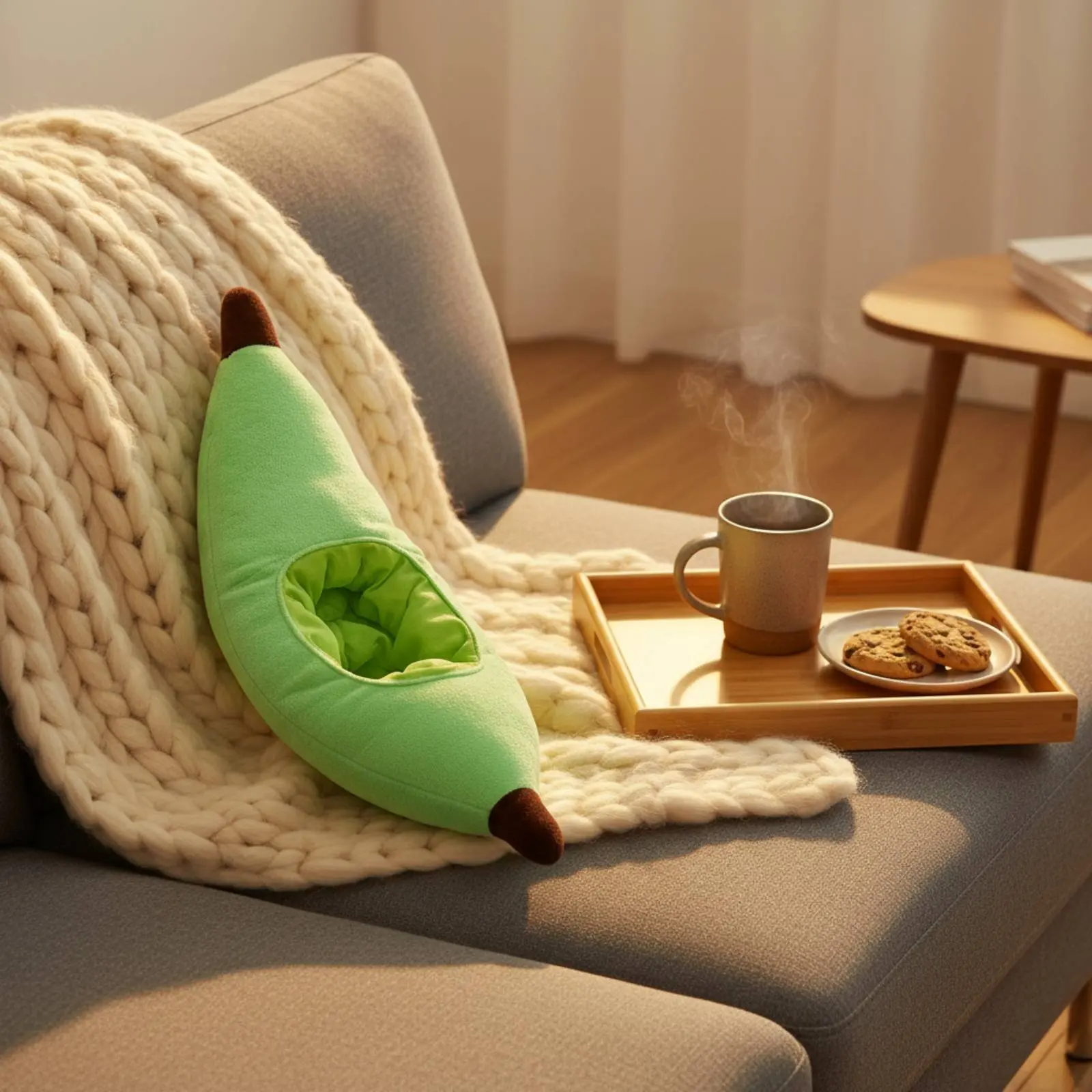 Gorro de Plátano de Talla Única, Suave y Divertido, Ligero y Cómodo para Niños