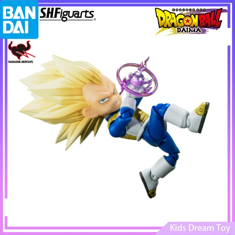 

Bandai in Stock Original S.H.Figuarts DragonBall Anime SUPER SAIYAN3 VEGETA (MINI) -DAIMA- Action Figures Toys Collectible Model