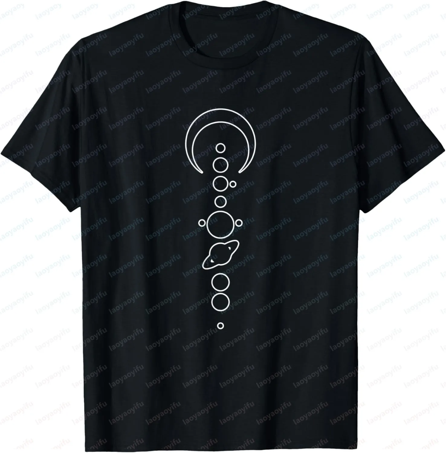 Solar System Planet Map, Short-sleeved, Loose and Comfortable Summer Wear ,  Astronomy, Space, Mars, Universe Camisas