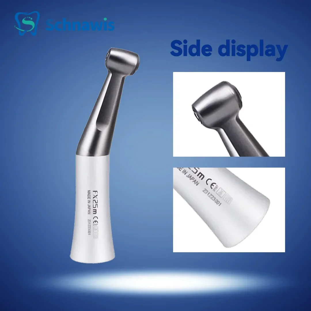 FX25 FX65 Dental 1:1 Direct Drive Contra Angle Low Speed Handpiece Mini Head Dentistry Against Contra Angle Polishing Tools