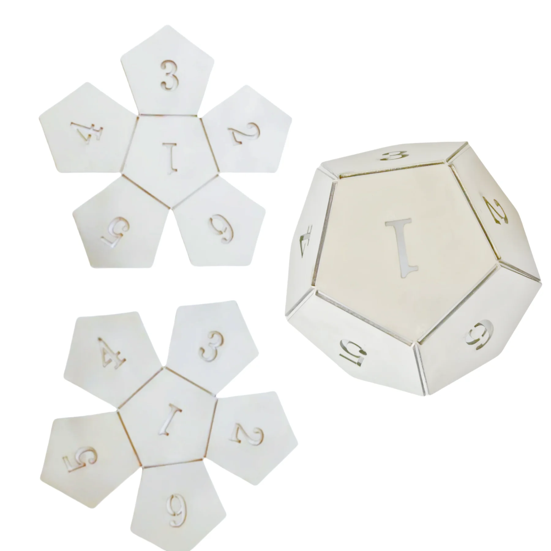 

2-Piece Set Digital Welding Polyhedra Stainless Steel Welding Plate TIG MIG Arc Welding Practice Supplies for Beginners