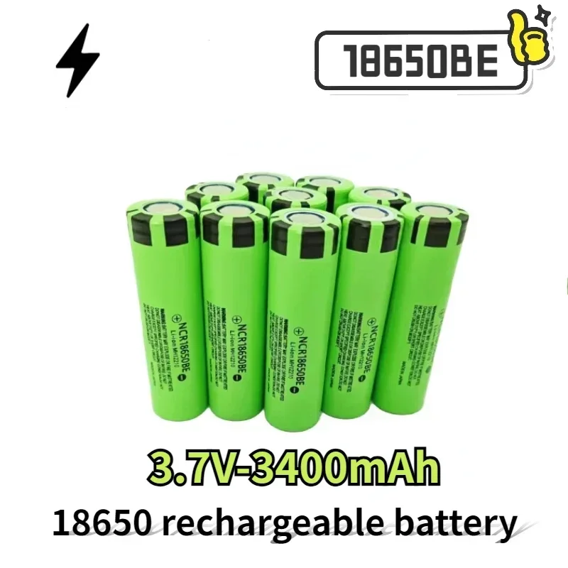 18650 battery NCR18650 3.7V 3400mAh 34B lithium rechargeable battery suitable for toy microphone screwdriver flashlight battery