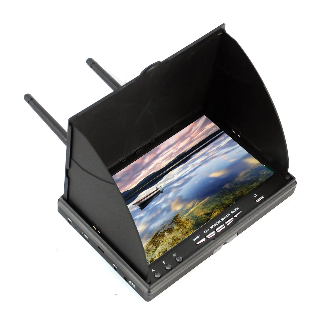 LCD5802D 5802 5.8G 40CH 7 Inch FPV Monitor with DVR Build-in Battery For FPV Multicopter RC Quadcopter Part