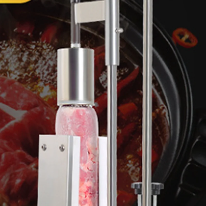 Variable Speed Automatic Frozen Meat Cutter Machine For Restaurant   Buffet Hot Pot Beef Lamb Rolls