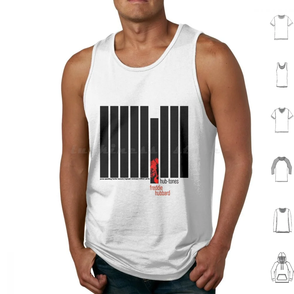 Hub Black Tones Essential Tank Tops Print Cotton Jazz Music Funk Groove Orchestra Hubbard Soul Afro Album Cover Freddie