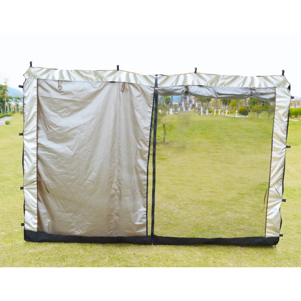 10x10 Canopy Tent Double Layer Sidewalls with Zipper Gazebo Sun Shading Mesh Side Wall Sun Protection Waterproof