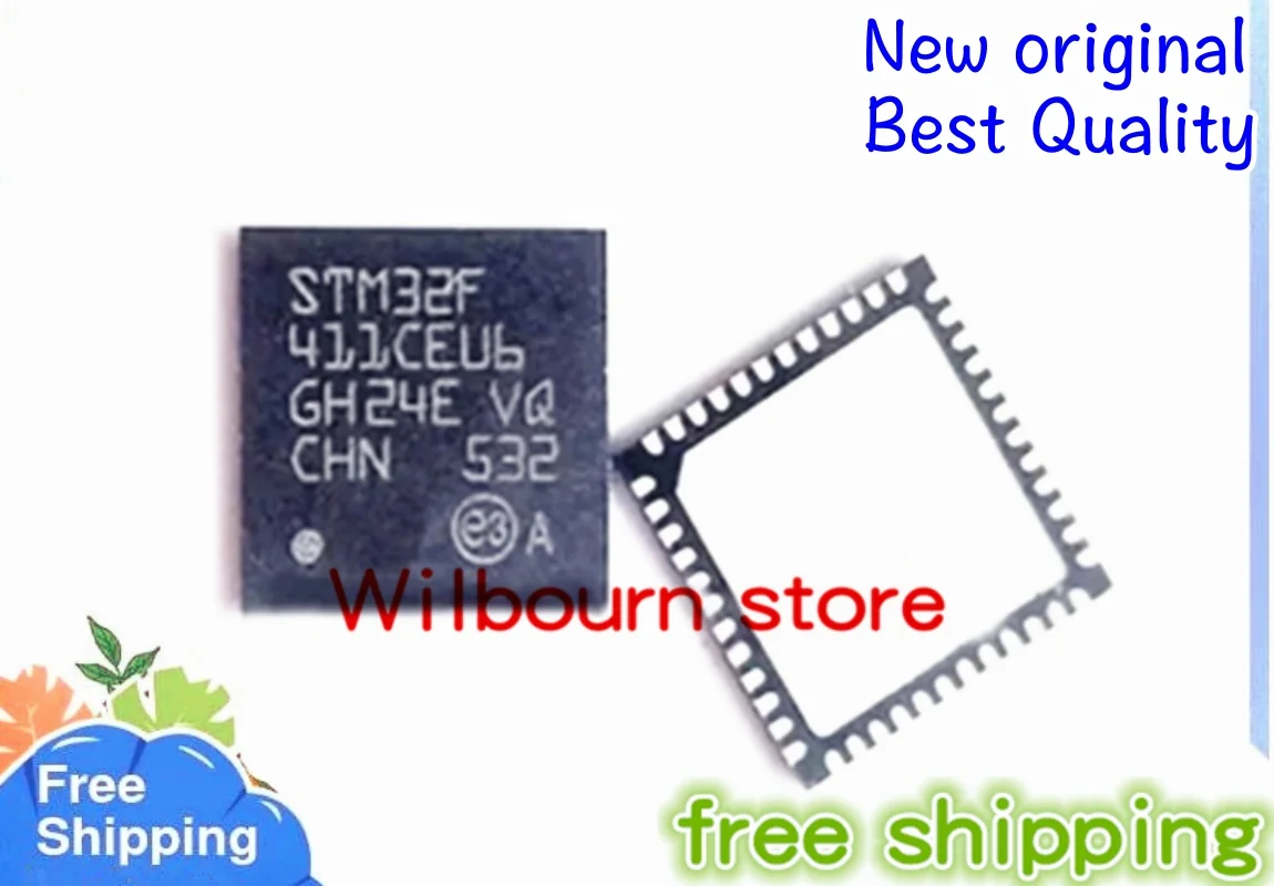 5PCS~50PCS/LOT STM32F411CEU6 STM32F 411CEU6 VFQFN48 New original stock