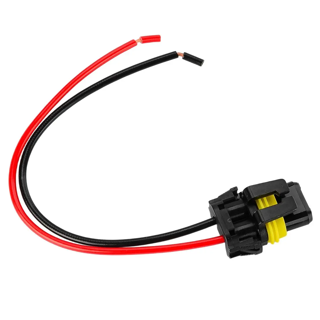 Fotografia 5: 2 unidades carro 9012 HIR2 cabeça lâmpada conector fio cablagem plugue trança 12V