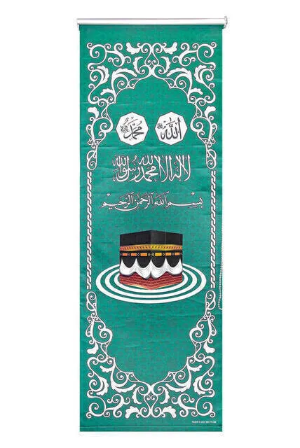 IQRAH Pulpit Curtain-Storlu Curtain-Green Color