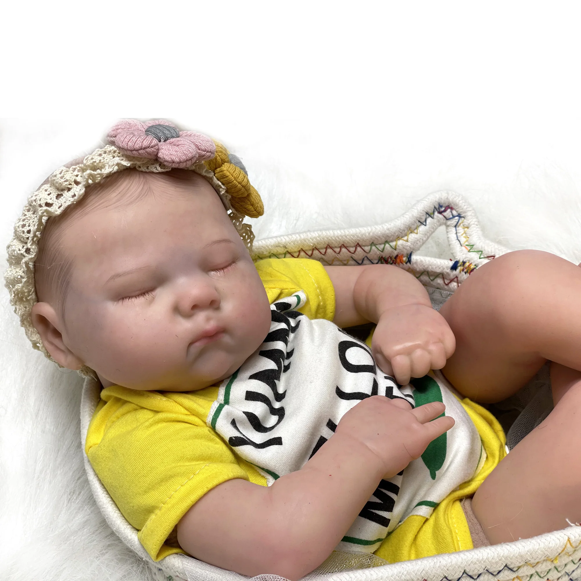 

55cm Spencer Painted Soft Solid Silicone Bebê Reborn Dolls Handmade Lifelike Reborn Dolls De Silicone Pеборн Cиликоновый