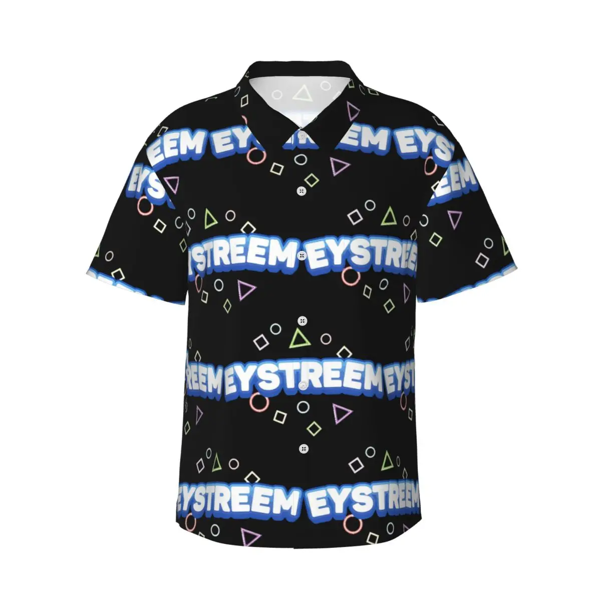 

Eystreem Men's Shirts Hawaiian Short Sleeve Shirt Fashion Button Tops for Summer Beach
