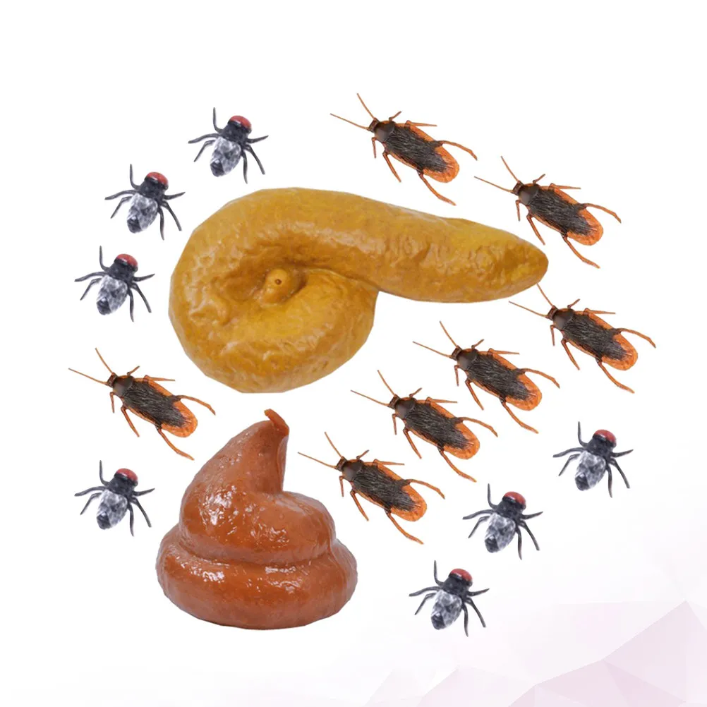

16 Pcs Fake Poo for Kids Toy Toys Poops Prank April Fool's Day Action Kit Fools Pranks