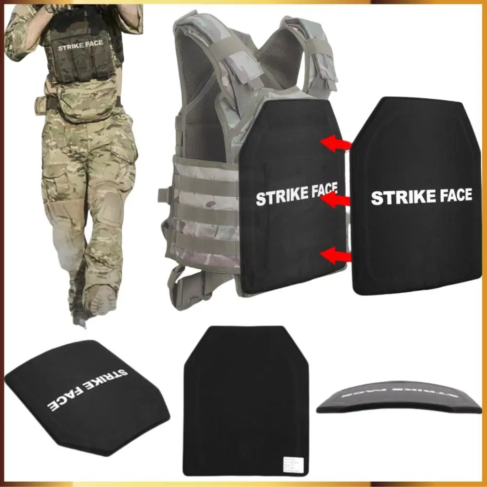 30x25cm 안전 조끼 용 전술 방탄 강판 탄도 신체 갑옷 찌르기 방지 PE IIIA 안전 조끼 전술 조끼