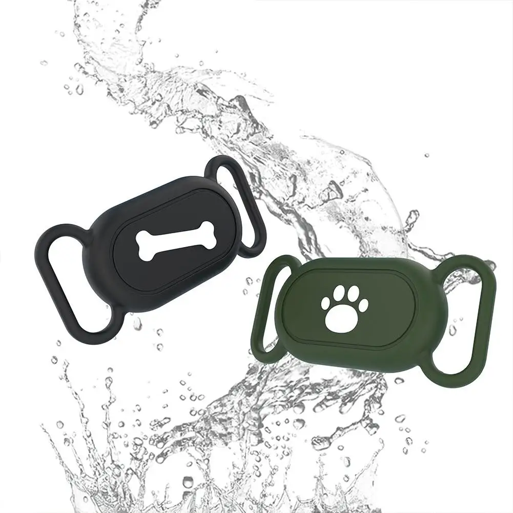 Soporte para Collar de perro para Samsung Galaxy SmartTag2, funda de silicona impermeable para Galaxy Smart Tag 2, soporte para collares de perro y gato